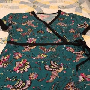 Koi Scrub Top